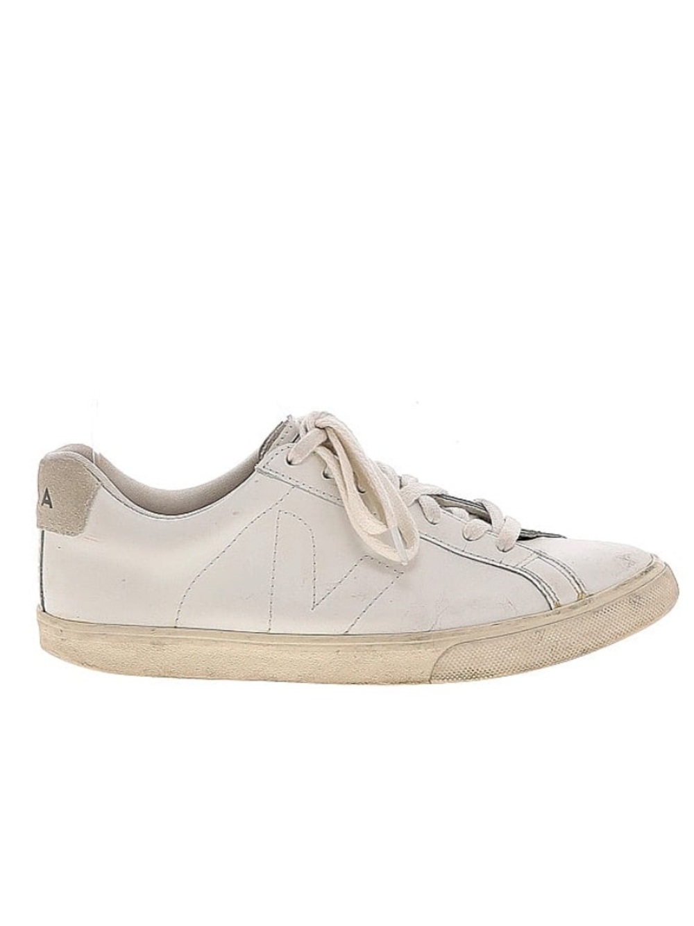 VEJA White Leather Low-Top Sneaker